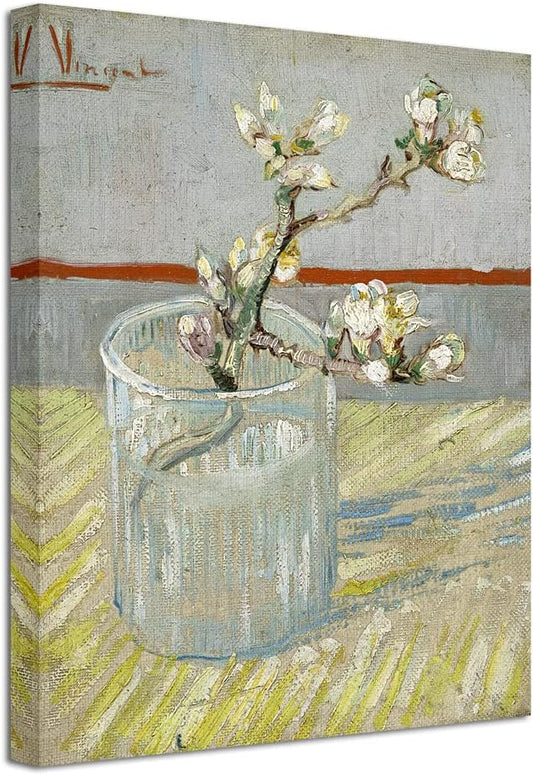 Vintage Canvas Wall Art – Decorative Painting, Ready to Hang, 16x12 inches
